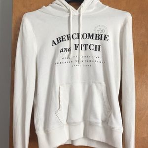 White Abercrombie & Fitch hoodie